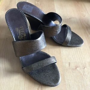 Salvatore Ferragamo Wedge Sandal US 6.5 - 7
